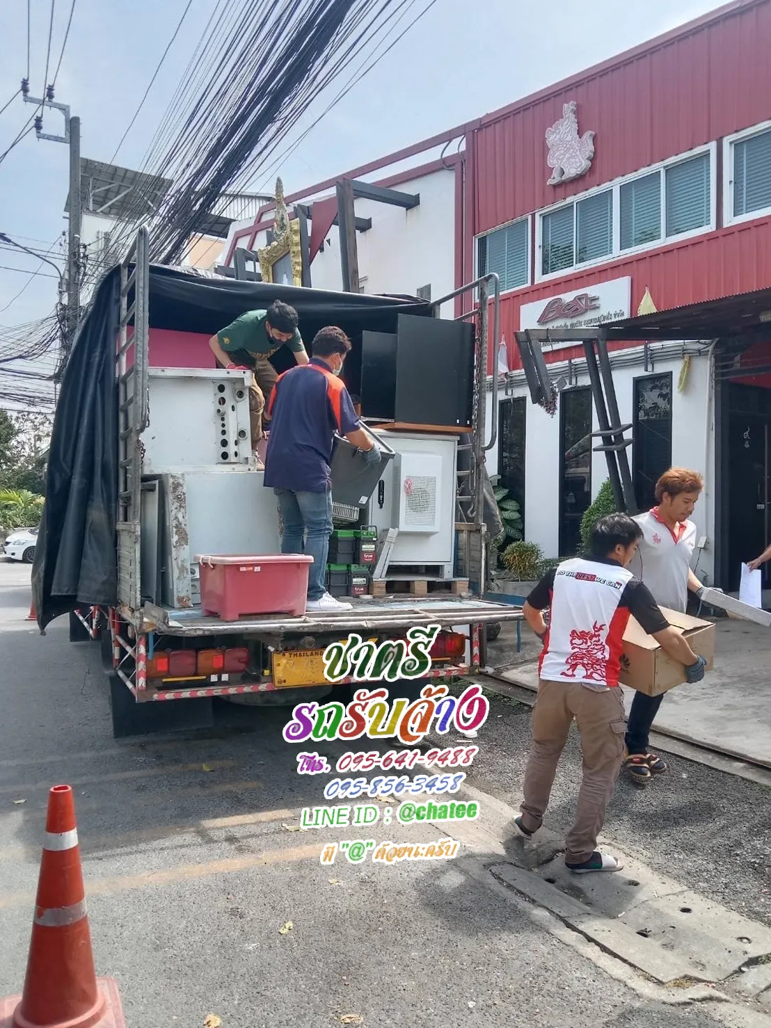 6ล้อขนของรถหกล้อย้ายบ้านตากสินและหกล้อขนของราชวิถี6